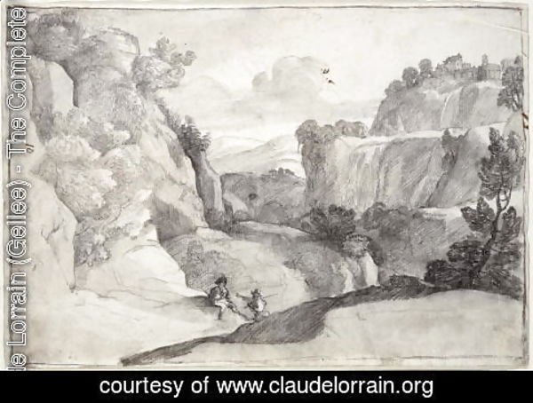 Claude Lorrain (Gellee) - The Cascades of Tivoli