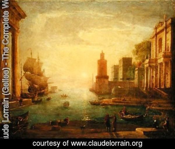 Claude Lorrain (Gellee) - The Grand Canal, Venice
