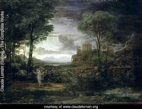 Landscape with Jacob Wrestling with the Angel, or Night, 1672