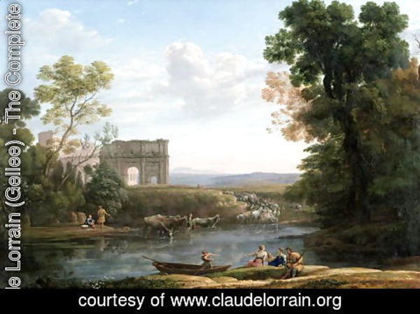 Claude Lorrain (Gellee) - Evening, 1651