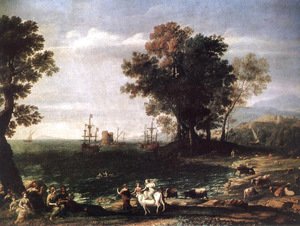 Claude Lorrain (Gellee) - The Rape of Europa, 1655