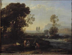 Claude Lorrain (Gellee) - Landscape with the Flight into Egypt, 1647