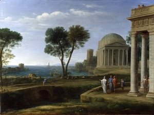 Landscape with Aeneas at Delos, 1672