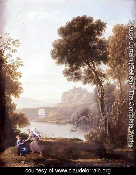 Claude Lorrain (Gellee) - Landscape with Hagar and the Angel, 1646