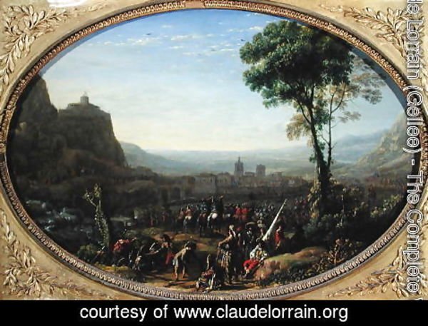 Claude Lorrain (Gellee) - The Pass of Susa Taken by Louis XIII in 1629