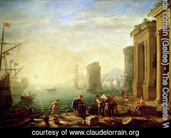 Claude Lorrain (Gellee) - Morning at the Port, 1640