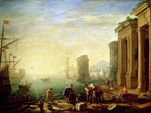 Claude Lorrain (Gellee) - Morning at the Port, 1640