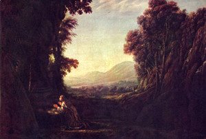 Claude Lorrain (Gellee) - Landscape with Magdalena