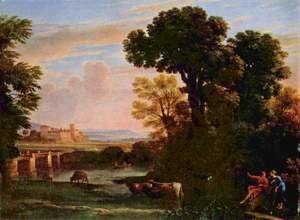 Claude Lorrain (Gellee) - Landscape with Shepherd (Pastorale)