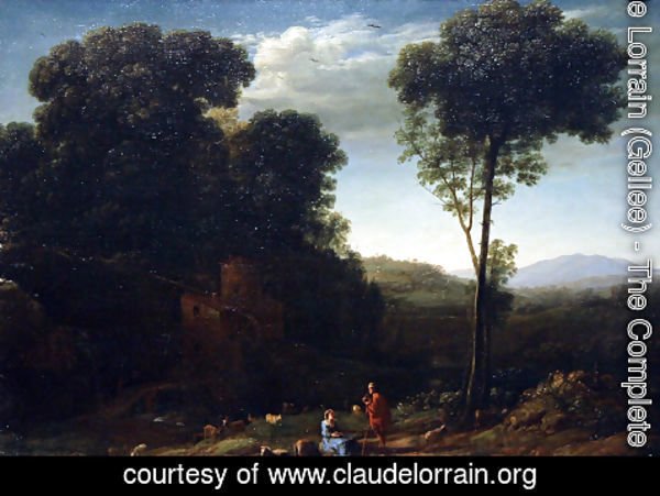 Claude Lorrain (Gellee) - Pastoral Landscape with a Mill