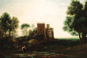 A landscape with Psyche before the Palace of Love