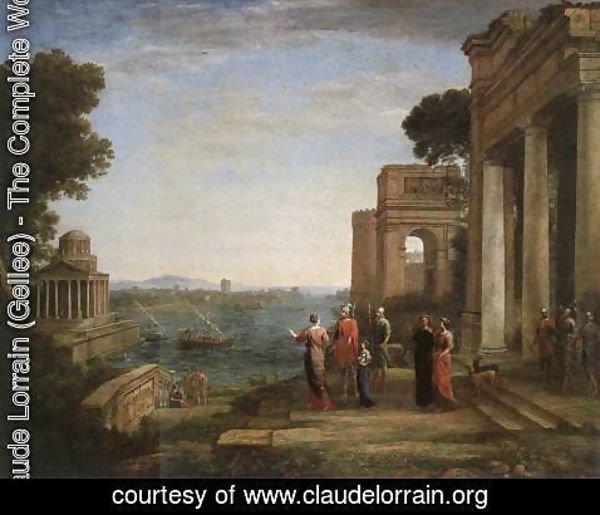 Claude Lorrain (Gellee) - Aeneas's Farewell to Dido in Carthago 1676
