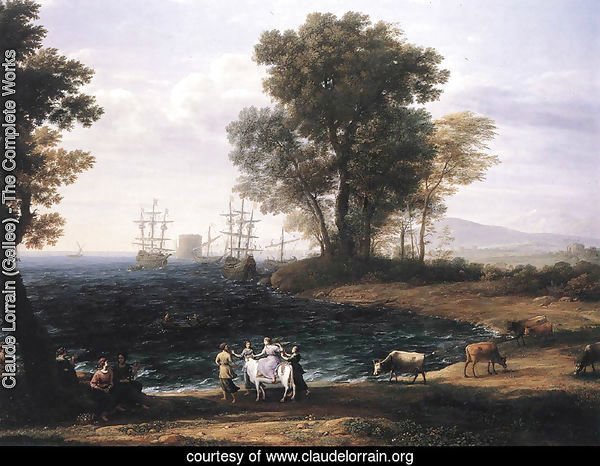 Coast Scene with the Rape of Europa 1667