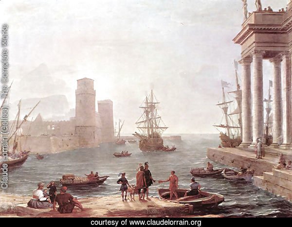 Departure Of Ulysses From The Land Of The Feaci