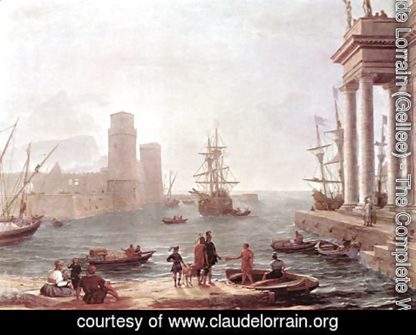 Claude Lorrain (Gellee) - Departure Of Ulysses From The Land Of The Feaci