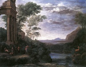 Landscape with Ascanius Shooting the Stag of Sylvia 1682