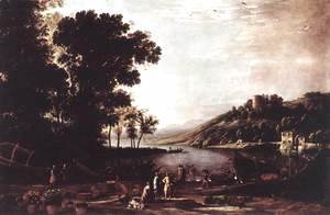 Landscape with Merchants c. 1630