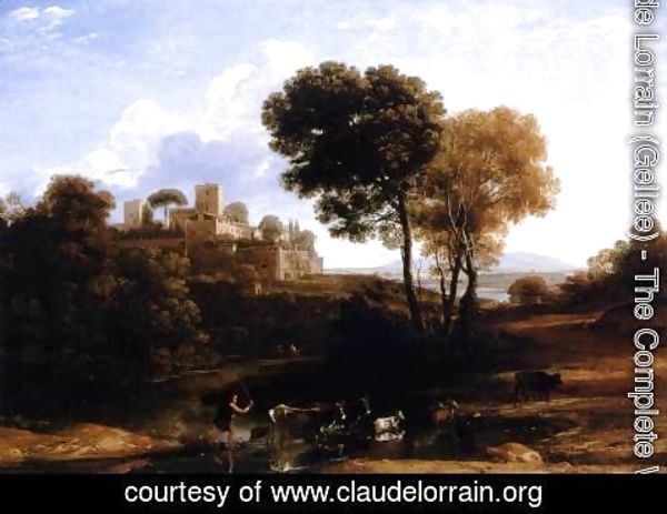 Claude Lorrain (Gellee) - Landscape with Shepherds 1645-46