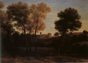 Claude Lorrain (Gellee) - View of La Crescenza  1648-50