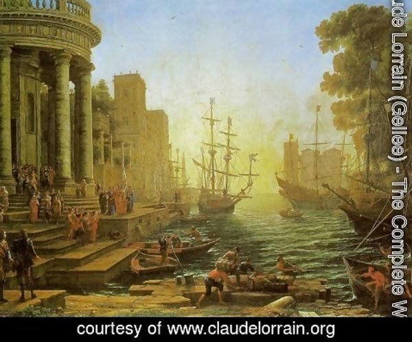 Claude Lorrain (Gellee) - Embarkation of St. Ursula