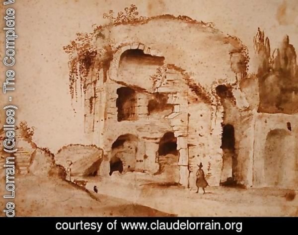 Claude Lorrain (Gellee) - A Ruin on the Palatine