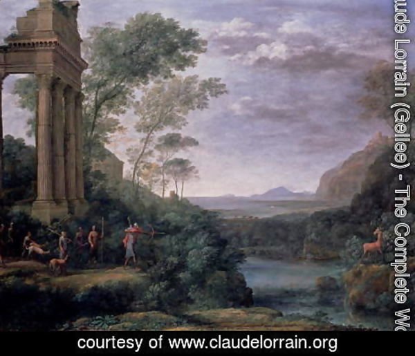 Claude Lorrain (Gellee) - Landscape with Figures