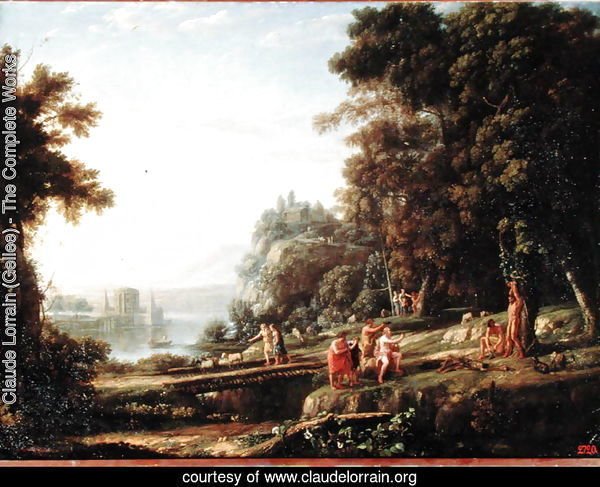Landscape with Apollo and Marsyas, 1639-40