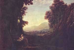 Claude Lorrain (Gellee) - Landscape with the Repentant Magdalene