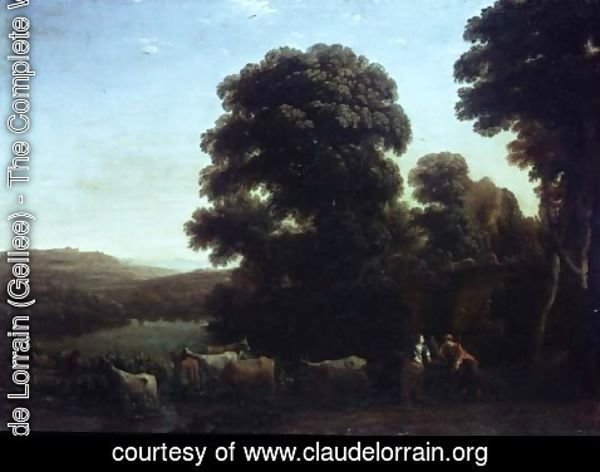 Claude Lorrain (Gellee) - A Pastoral Landscape