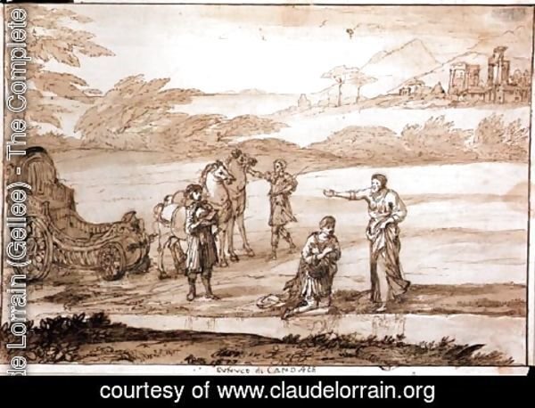 Claude Lorrain (Gellee) - St. Philip Baptising the Eunuch, 1677