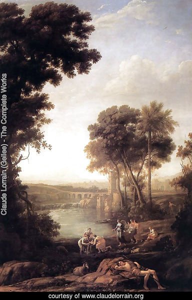 Landscape with Moses saved from the waters