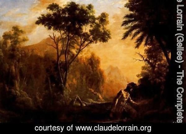 Claude Lorrain (Gellee) - Landscape with San Onofre