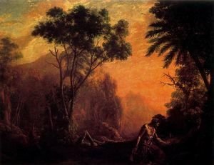 Claude Lorrain (Gellee) - Landscape with hermit