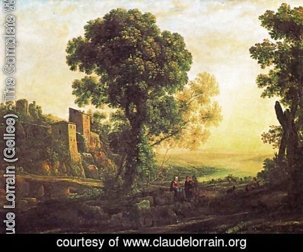 Claude Lorrain (Gellee) - Landscape with pastors 2