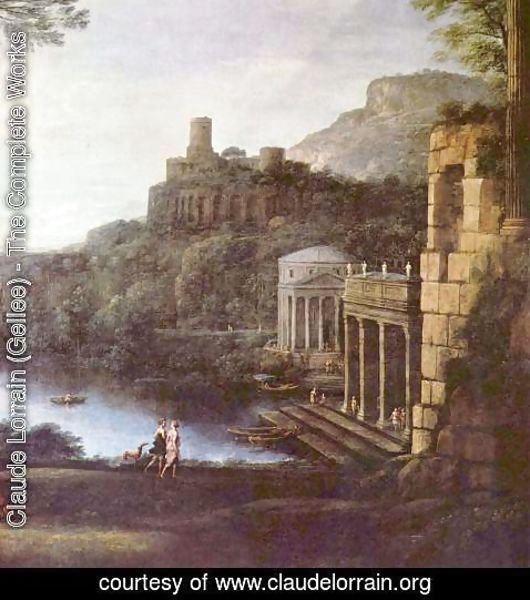 Claude Lorrain (Gellee) - Landscape with the nymph Egeria and King Numa