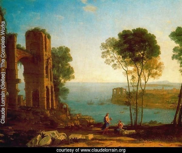 The Bay's Port with Apollo and the Cumaean sibyl