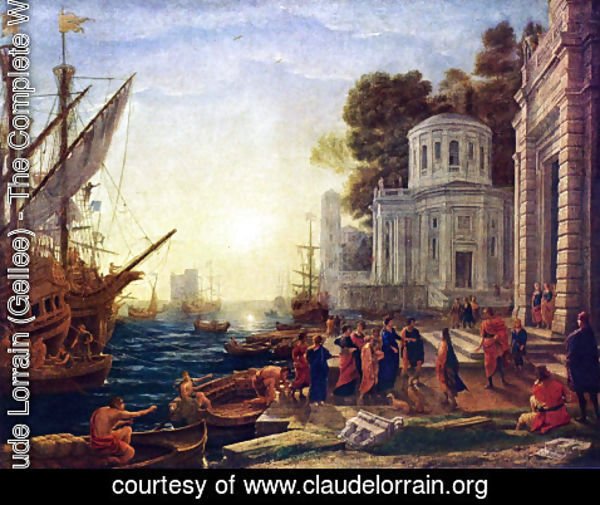 Claude Lorrain (Gellee) - The Disembarkation of Cleopatra at Tarsus