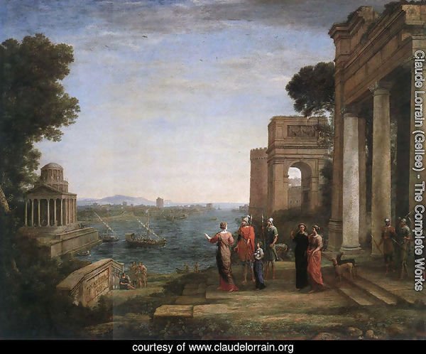 Aeneas and Dido in Carthage 1675