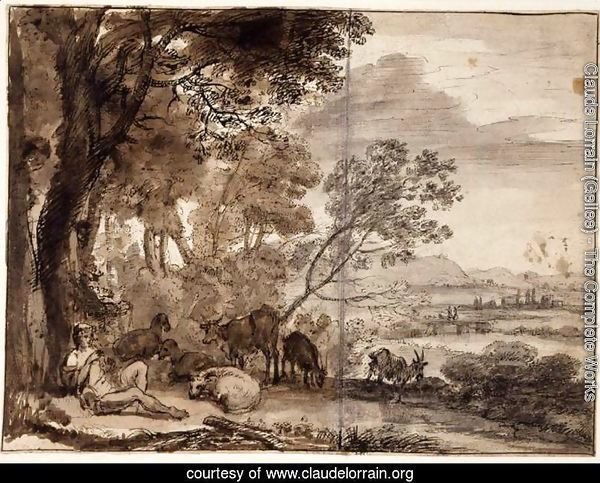 Landscape with a Goatherd