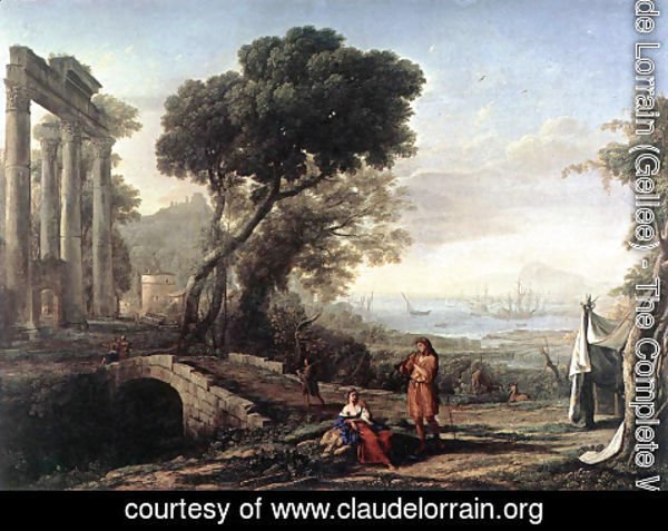 Claude Lorrain (Gellee) - Italian Coastal Landscape 1642
