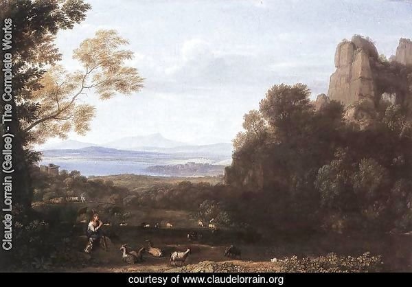 Landscape with Apollo and Mercury 1660