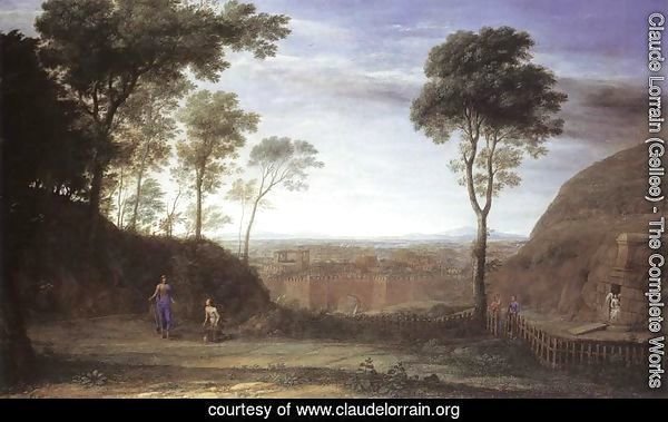 Landscape with Noli Me Tangere Scene 1681
