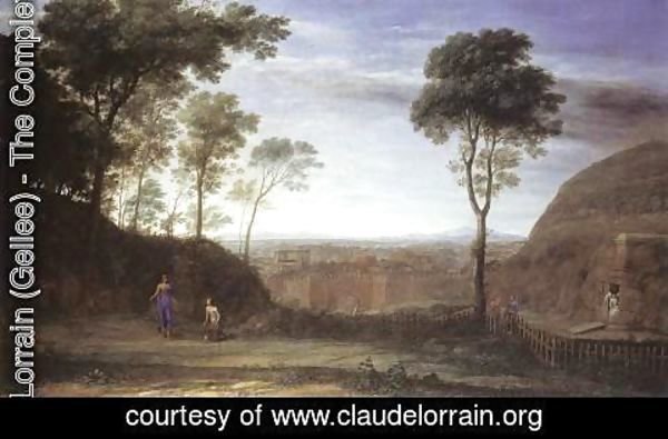 Claude Lorrain (Gellee) - Landscape with Noli Me Tangere Scene 1681