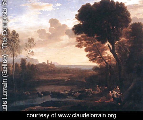 Claude Lorrain (Gellee) - Landscape with Paris and Oenone 1648
