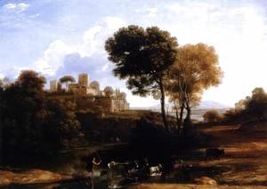 Claude Lorrain (Gellee) - Landscape with Shepherds 1645-46