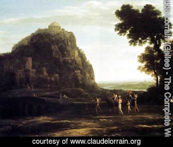 Claude Lorrain (Gellee) - View of Delphi 1672