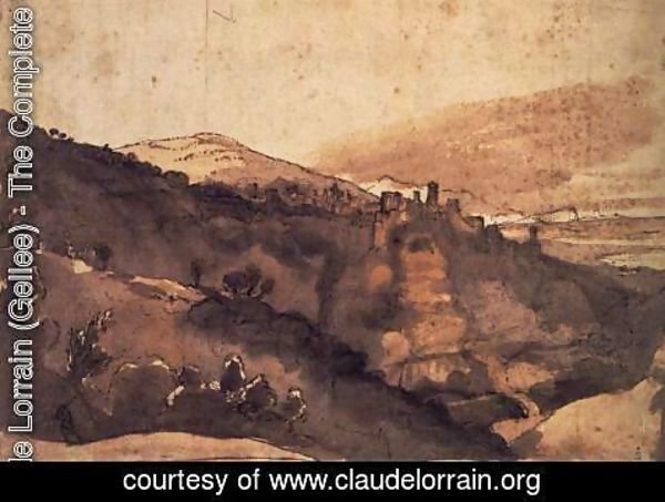 Claude Lorrain (Gellee) - View of Tivoli