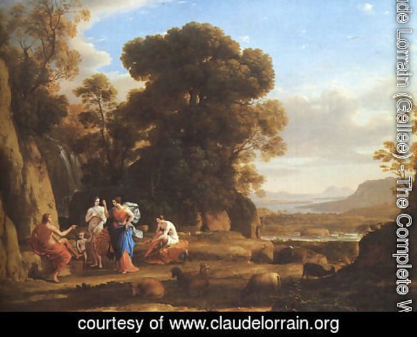 Claude Lorrain (Gellee) - The Judgement of Paris  1645-46